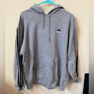 Adidas Gray Sweatshirt Classic Hoodie